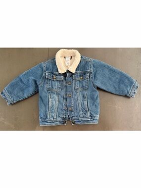 2T-3T Gymboree Sherpa Blue Denim Jacket